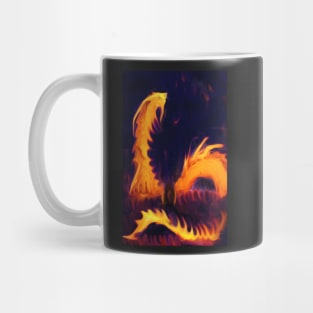 Fire Dragon serpent mythical Fantasy Mug